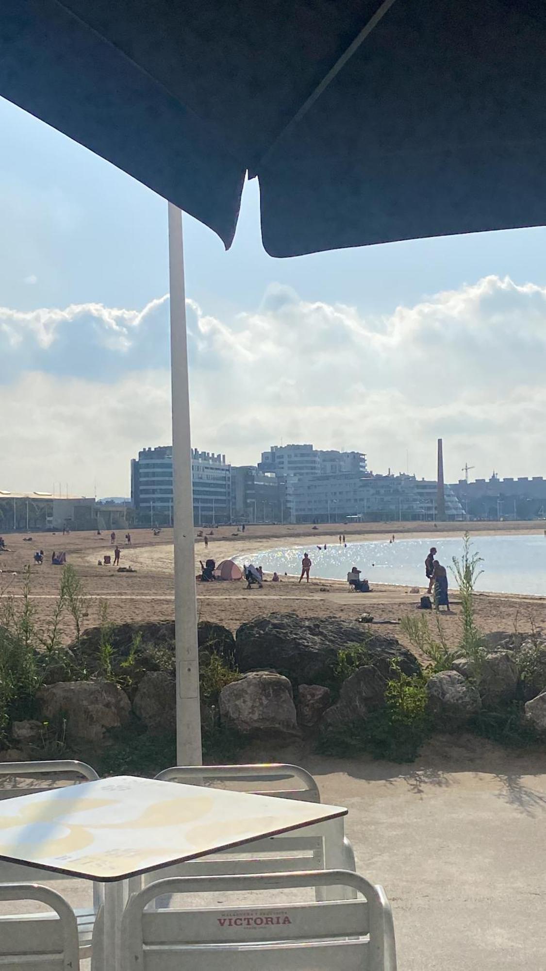 Poniente Beach Gijon Exterior photo