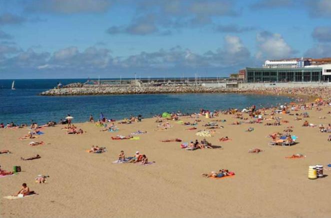 Poniente Beach Gijon Exterior photo